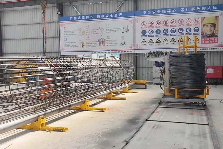 江苏南沿江项目钢筋笼绕筋机一台